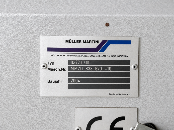 Müller Martini 377 Avanti Plus