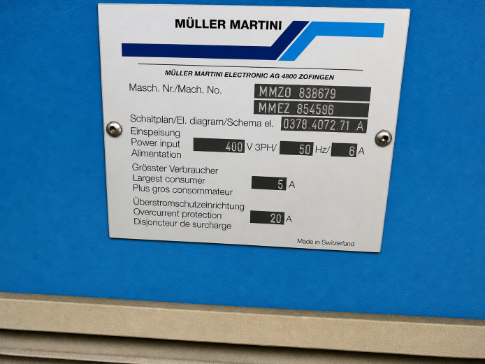 Müller Martini 377 Avanti Plus