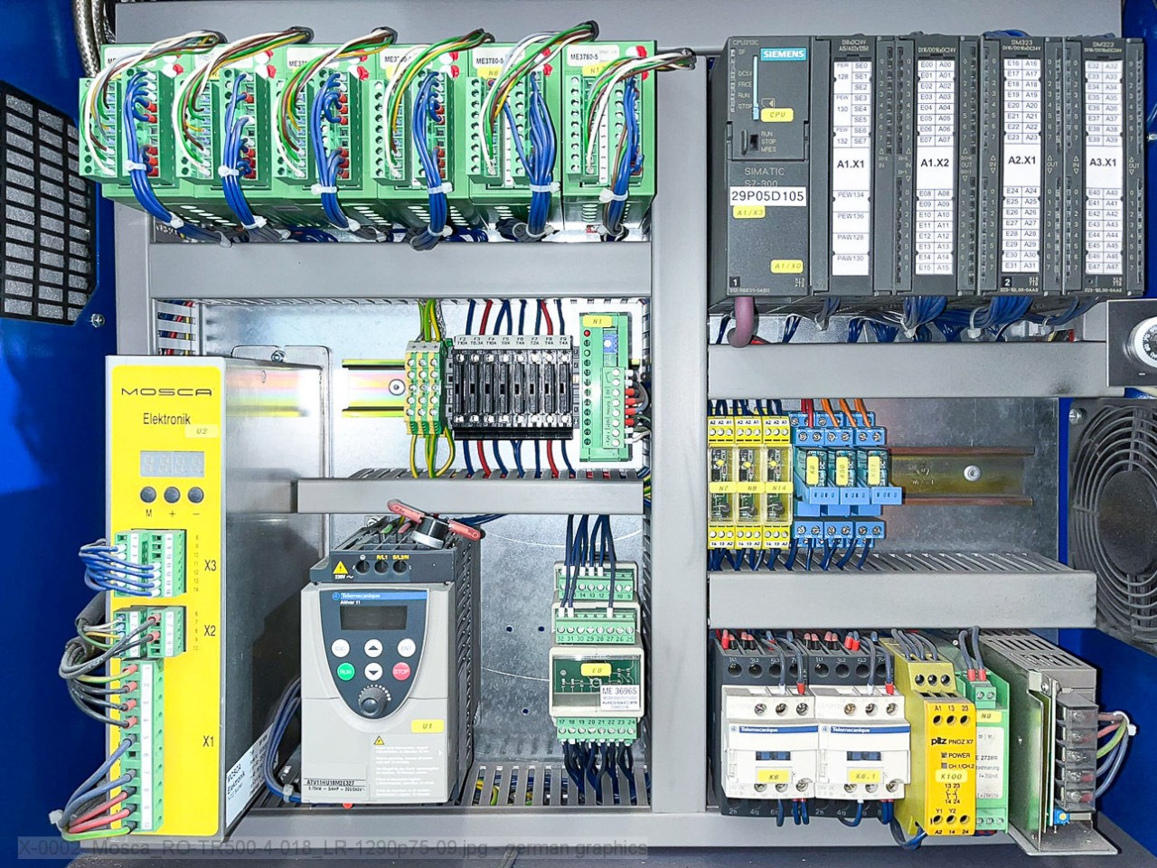 Mosca RO-TR500-4 automatic in-line strapping machine